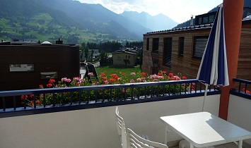 View from the balcony to Virgental in Tirol